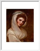 Emma Hamilton Portrait Print (Art print, Small, White frame)