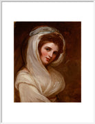 Emma Hamilton Portrait Print (Art print, Large, White frame)