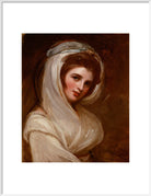 Emma Hamilton Portrait Print (Art print, Extra large, White frame)