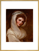 Emma Hamilton Portrait Print (Art print, Extra large, Gold frame)