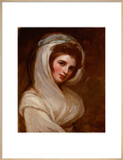 Emma Hamilton Portrait Print (Art print, Extra large, Natural frame)