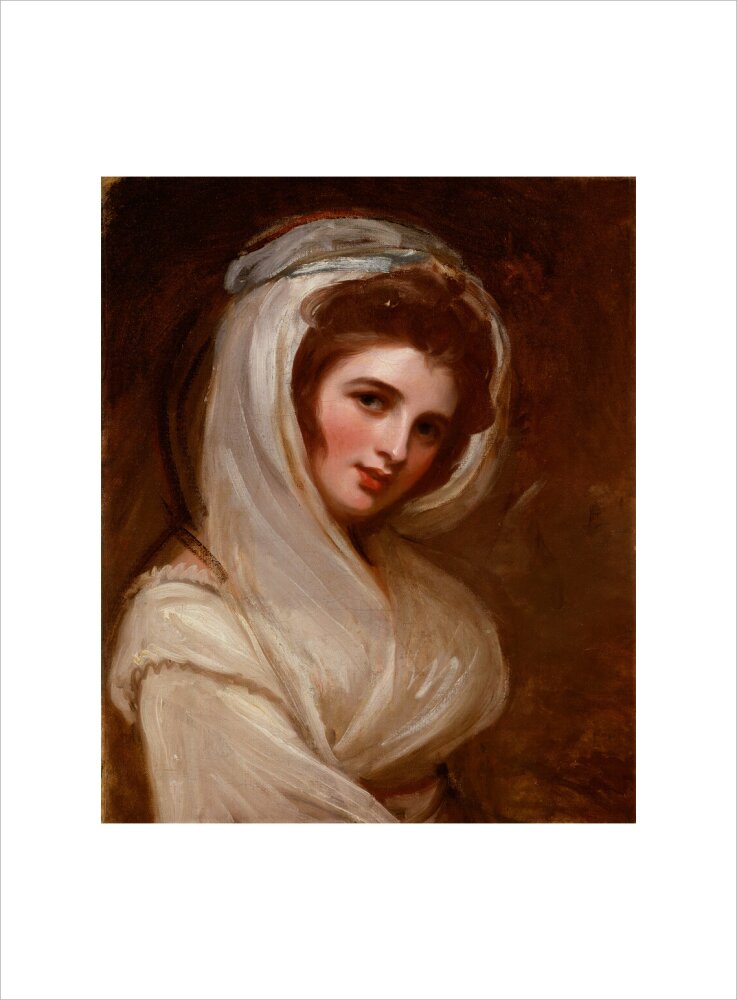 Emma hamilton portrait print (art print, medium, no frame)