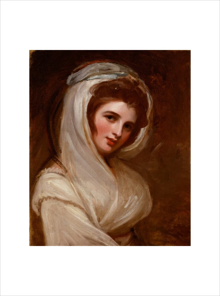 Emma hamilton portrait print (art print, extra large, no frame)