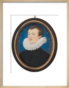 Francis Bacon, 1st Viscount St Alban Portrait Print (Art print, Small, Natural frame)