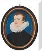 Francis Bacon, 1st Viscount St Alban Portrait Print (Stretched canvas, Small, No frame)