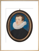 Francis Bacon, 1st Viscount St Alban Portrait Print (Art print, Medium, Natural frame)