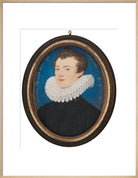 Francis Bacon, 1st Viscount St Alban Portrait Print (Art print, Large, Natural frame)