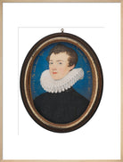 Francis Bacon, 1st Viscount St Alban Portrait Print (Art print, Extra large, Natural frame)