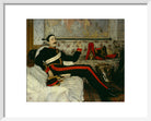 Frederick Burnaby Portrait Print (Art print, Small, White frame)