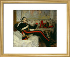 Frederick Burnaby Portrait Print (Art print, Small, Gold frame)