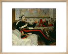 Frederick Burnaby Portrait Print (Art print, Small, Natural frame)
