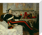 Frederick Burnaby Portrait Print (Stretched canvas, Small, No frame)