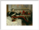 Frederick Burnaby Portrait Print (Art print, Medium, White frame)