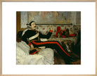 Frederick Burnaby Portrait Print (Art print, Medium, Natural frame)
