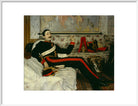 Frederick Burnaby Portrait Print (Art print, Large, White frame)