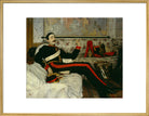 Frederick Burnaby Portrait Print (Art print, Extra large, Gold frame)