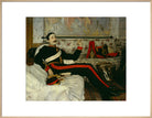 Frederick Burnaby Portrait Print (Art print, Extra large, Natural frame)