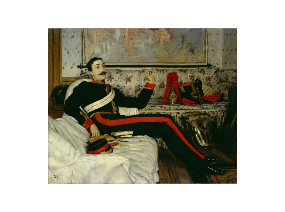 Frederick burnaby portrait print (art print, extra large, no frame)