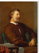 Frederic Leighton, Baron Leighton Portrait Print (Stretched canvas, Extra large, No frame)