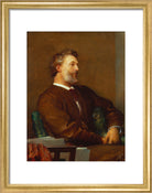 Frederic Leighton, Baron Leighton Portrait Print (Art print, Small, Gold frame)