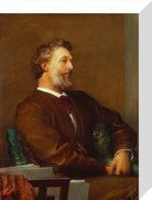 Frederic Leighton, Baron Leighton Portrait Print (Stretched canvas, Small, No frame)