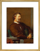 Frederic Leighton, Baron Leighton Portrait Print (Art print, Medium, Gold frame)