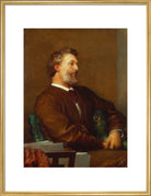 Frederic Leighton, Baron Leighton Portrait Print (Art print, Large, Gold frame)