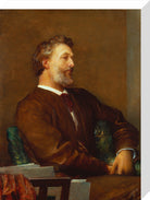 Frederic Leighton, Baron Leighton Portrait Print (Stretched canvas, Medium, No frame)