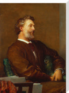 Frederic Leighton, Baron Leighton Portrait Print (Stretched canvas, Large, No frame)
