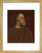 George Frederic Watts Portrait Print (Art print, Small, Gold frame)