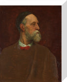 George Frederic Watts Portrait Print (Stretched canvas, Small, No frame)