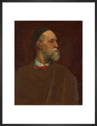 George Frederic Watts Portrait Print (Art print, Medium, Black frame)
