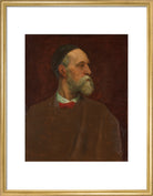 George Frederic Watts Portrait Print (Art print, Medium, Gold frame)
