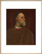 George Frederic Watts Portrait Print (Art print, Medium, Natural frame)