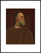 George Frederic Watts Portrait Print (Art print, Large, Black frame)