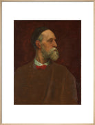 George Frederic Watts Portrait Print (Art print, Large, Natural frame)