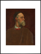 George Frederic Watts Portrait Print (Art print, Extra large, Black frame)