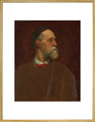George Frederic Watts Portrait Print (Art print, Extra large, Gold frame)