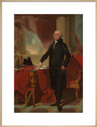 George Washington Portrait Print (Art print, Large, Natural frame)