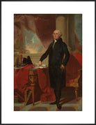 George Washington Portrait Print (Art print, Extra large, Black frame)
