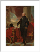George Washington Portrait Print (Art print, Extra large, White frame)