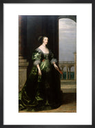Henrietta Maria Portrait Print (Art print, Small, Black frame)