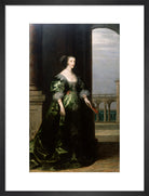 Henrietta Maria Portrait Print (Art print, Medium, Black frame)