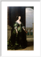 Henrietta Maria Portrait Print (Art print, Medium, White frame)