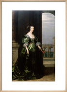 Henrietta Maria Portrait Print (Art print, Medium, Natural frame)