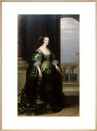 Henrietta Maria Portrait Print (Art print, Large, Natural frame)