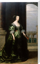 Henrietta Maria Portrait Print (Stretched canvas, Large, No frame)