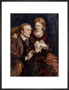 Henry Fawcett; Dame Millicent Fawcett Portrait Print (Art print, Medium, Black frame)