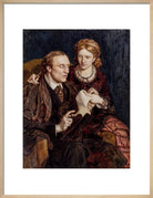 Henry Fawcett; Dame Millicent Fawcett Portrait Print (Art print, Medium, Natural frame)