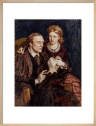 Henry Fawcett; Dame Millicent Fawcett Portrait Print (Art print, Large, Natural frame)